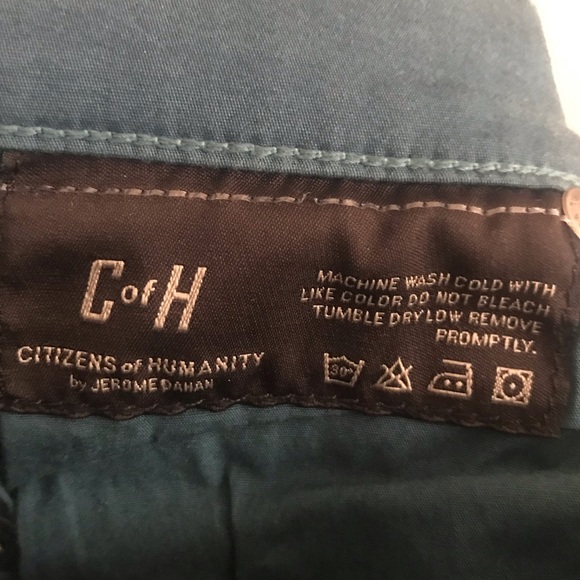 CITIZEN OF HUMANITY Avedon low rise skinny leg pants, green, size 27 - Picture 12 of 14